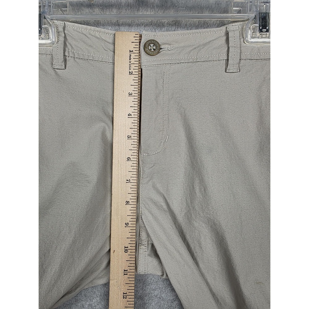 Eddie Bauer Pants Womens 8 Khaki Chino Straight Leg Stretch Ripstop Hiking - Picture 10 of 15
